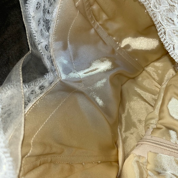 Lightinthebox Champagne  & Lace Sleeveless Tea Length A Line Formal Dress - Picture 12 of 16